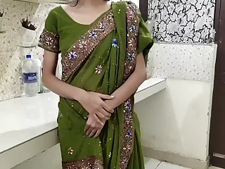 Indian Hot Stepmom has hot making love with stepson in kitchen! with clear Audio, Indian Desi stepmom dirty