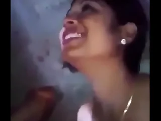 Shy Indian Wife pulling Husband's dick for first time