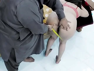 Indian Tailor Fucking Village Gawar Girl Big Ass Like A Bitch , Hard And Rough Take Doggy Feeling With Clear Hindi Audio Idealizer Talking