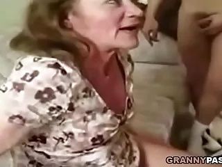 Granny Gangbang With Facial Cumshot