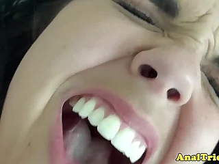 Anal mating pov style just about petite teen gf